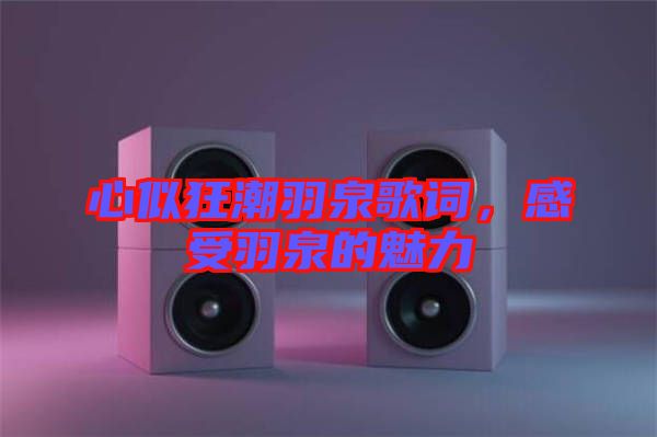 心似狂潮羽泉歌詞，感受羽泉的魅力