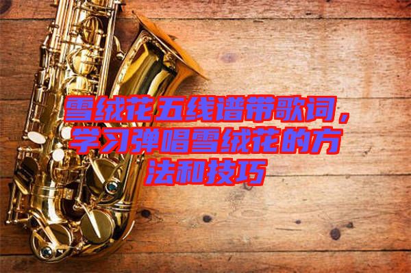 雪絨花五線譜帶歌詞，學(xué)習(xí)彈唱雪絨花的方法和技巧