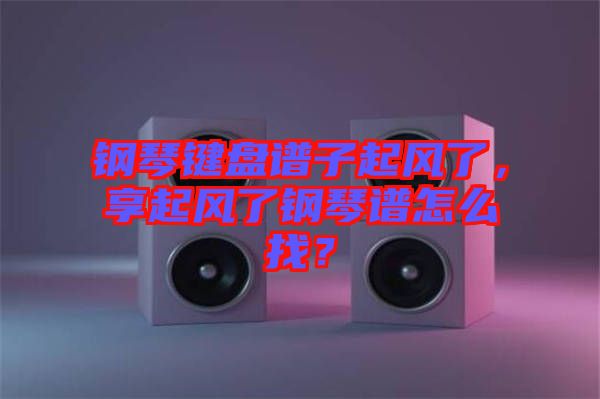 鋼琴鍵盤譜子起風(fēng)了，享起風(fēng)了鋼琴譜怎么找？