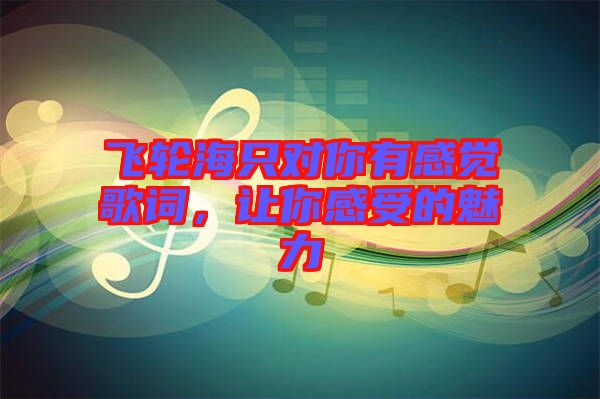 飛輪海只對(duì)你有感覺(jué)歌詞，讓你感受的魅力