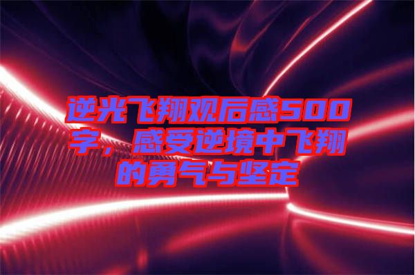 逆光飛翔觀(guān)后感500字，感受逆境中飛翔的勇氣與堅(jiān)定